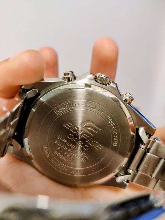 Ceas Casio Edifice Solar EFS-S530 + curea piele