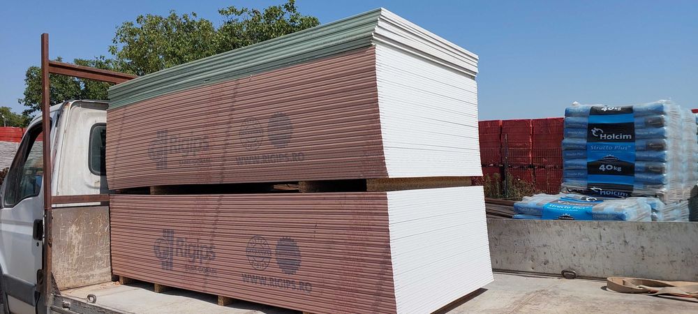 MATERIALE DE CONSTRUCTII, otel beton, caramida, ciment, rigips, vata