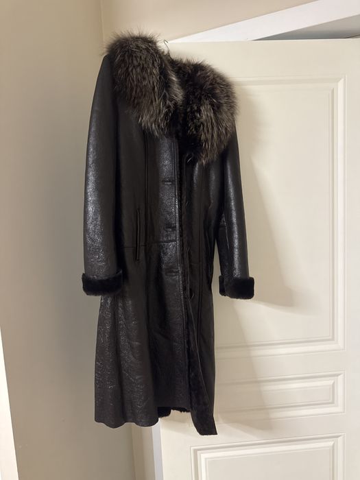 Дубленка зимняя теплая