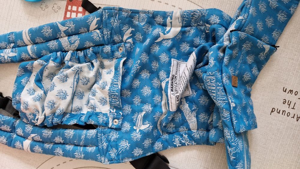 Неупотребявана раница за бебеносене Isara