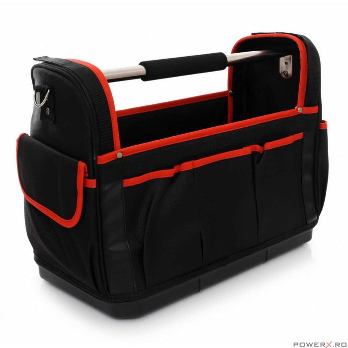 Geanta pentru scule 9 buzunare, 3 interior, 6 exterior, Kraft