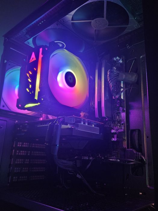 Sistem PC Gaming Ryzen 5 7600 + RX 6600 8Gb, 32gb ram Corsair ...