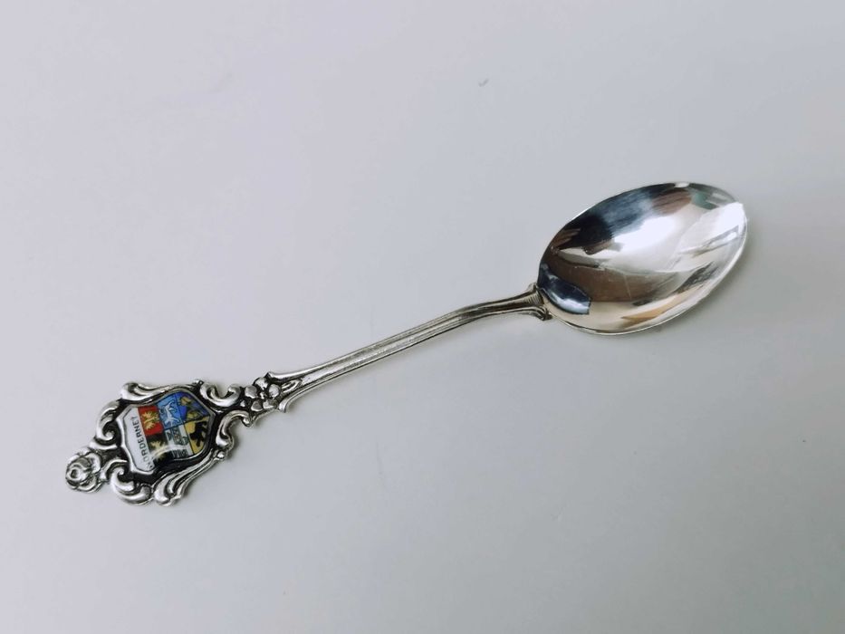 Linguriță Argint 800 suvenir cu stema Norderney Copii
