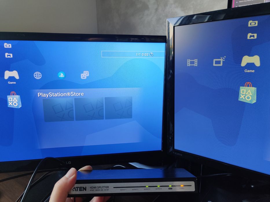 Aten HDMI splitter VS184 cu alimentator