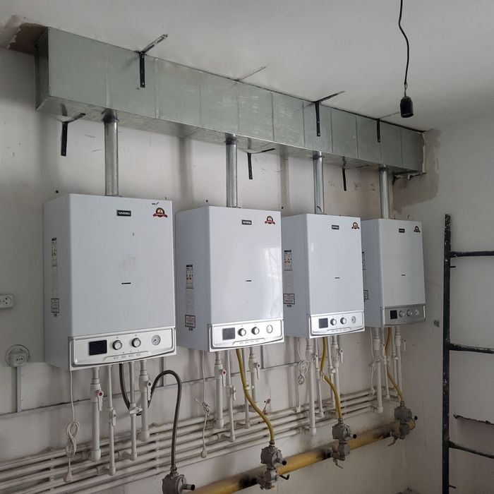 Установка дымохода