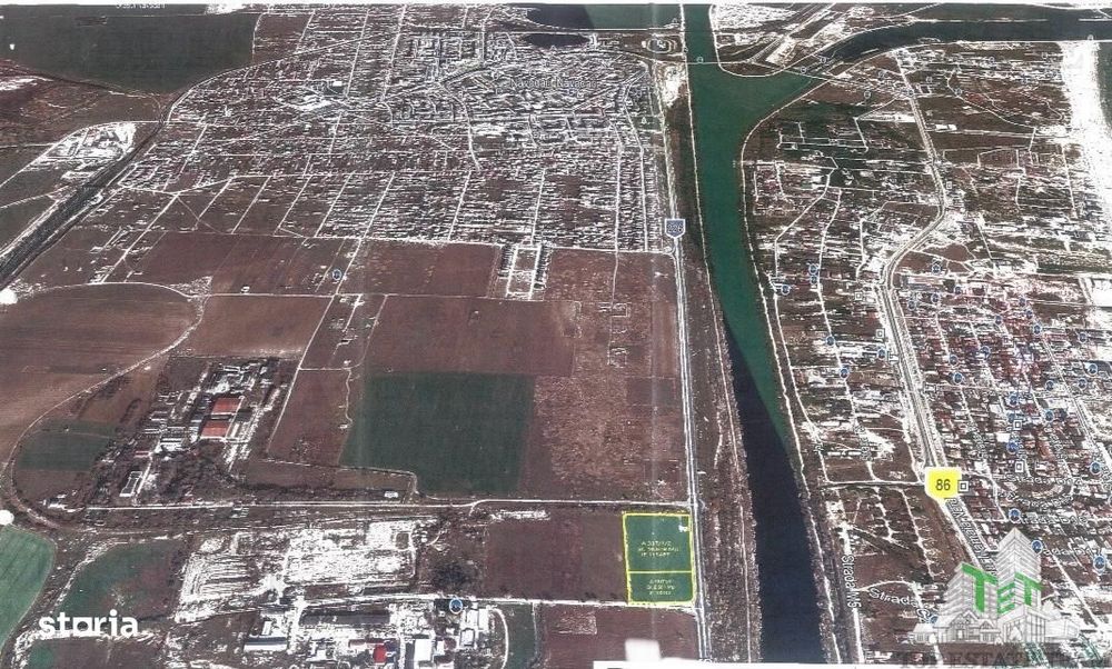 Teren extravilan, 23300 mp, cu deschidere la DN, Navodari, Constanta