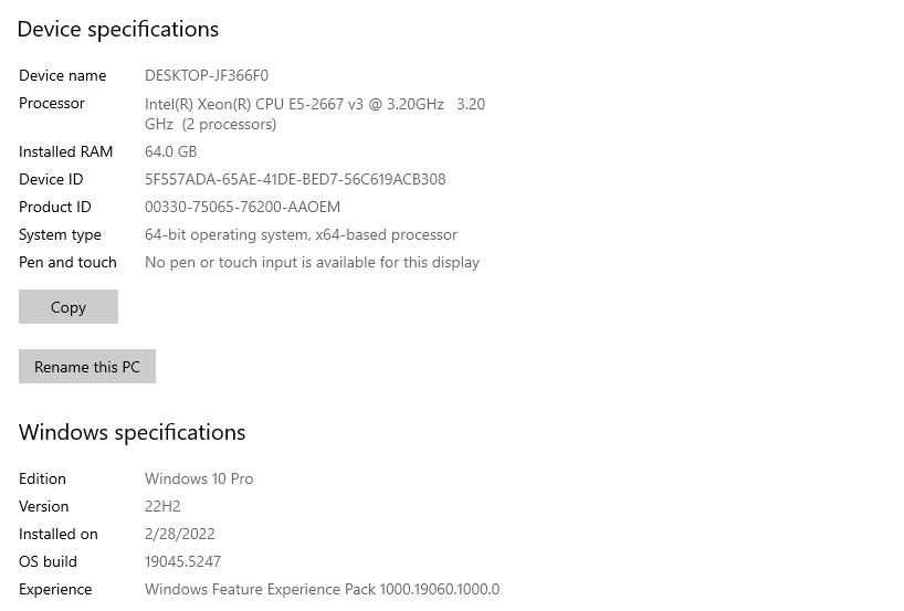 много мощен компютър за игри или видеообработка