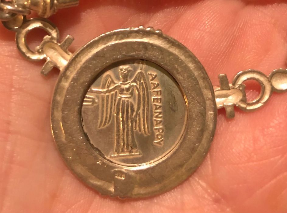 Сребърно колие, античен стил, Атина Палада