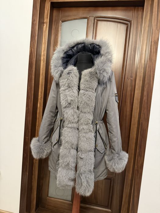 geaca cu blana naturala