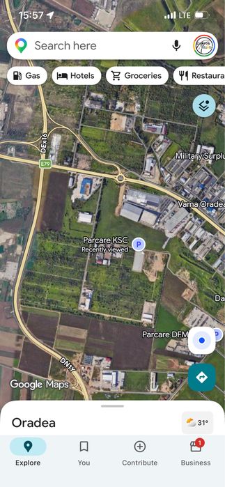 Teren de inchiriat Calea Borsului