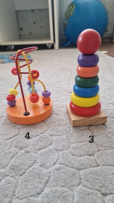 Дървени образователни играчки