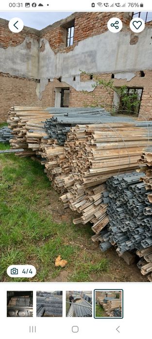 Șpalieri, șeranpoi, pari de beton și Șpalieri metalici zincați