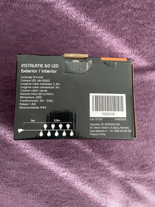 Instalatie 60 LED HOFF