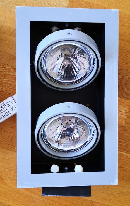 Spot led incastrat 2 module (16 buc.)