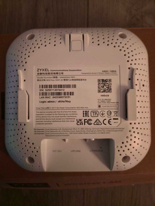 Access Point Zyxel NWA50AX PRO WiFi 6 AX3000 2.5G PoE Nebula