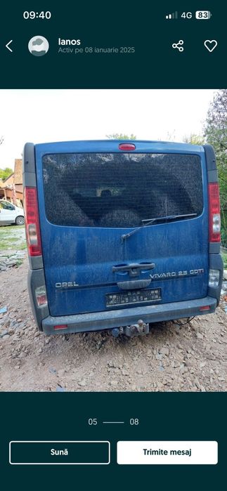 Dezmembrez Nissan Primastar Renault Trafic Opel Vivaro