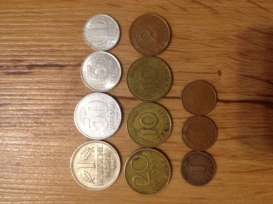 Монета ГДР 1 марка 1956 год