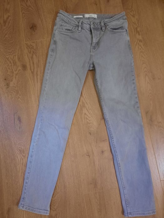 Дамски сиви дънки