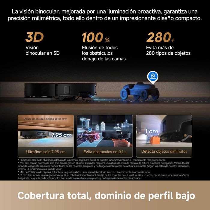 Нова AI Прахомускачка Робот за Сухо и Мокро Почистване Dreame X50s Ultra Slim, 2 години Гаранция, 35,000 Pa