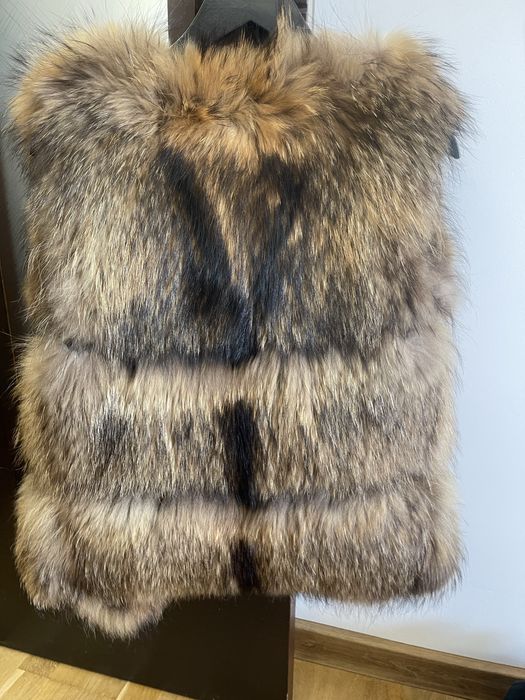 Естествена лисица елек без размер