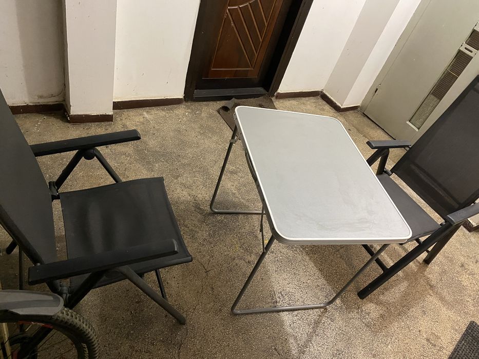 Scaune pliabile carbon, masa pliabila picnic, plaja