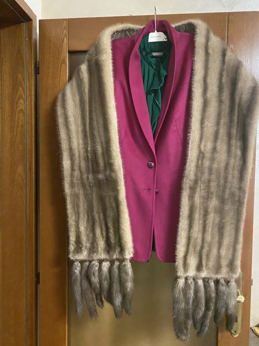 Capa vizon nurca eleganta de dimensiuni mari