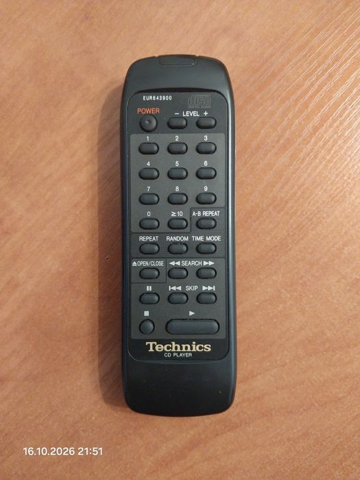 Technics пульт для CD проигрывателя