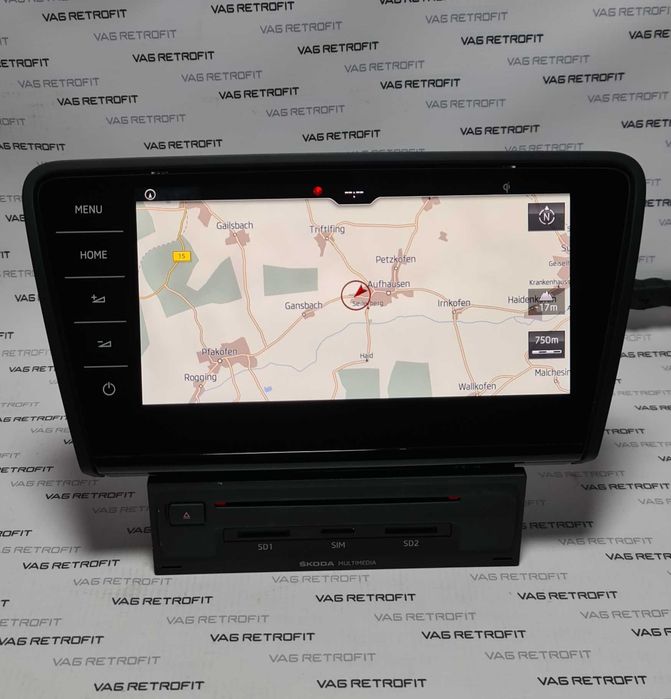 Navigatie SKODA Octavia 3  COLUMBUS MIB 2.5 Display 9 Skoda OCTAVIA 3