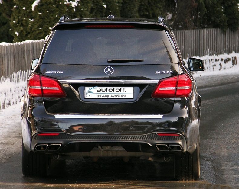 Difuzor bara spate compatibil Mercedes GLS X166 Facelift (15-19) Black Look