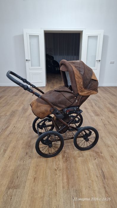 Коляска Ballila коричневая
