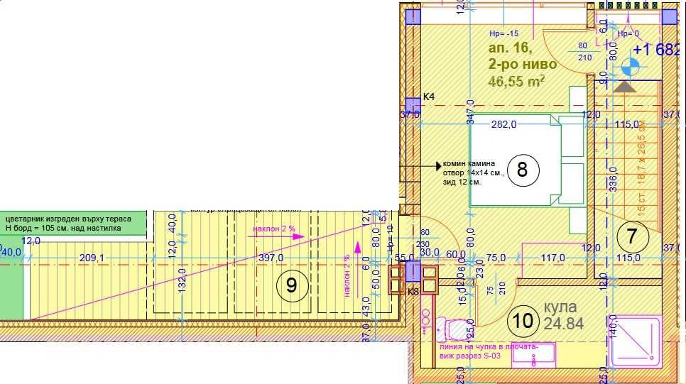 Продава се Мезонет в София, Център - 216 кв.м за 2732 €/кв.м - Снимка #15