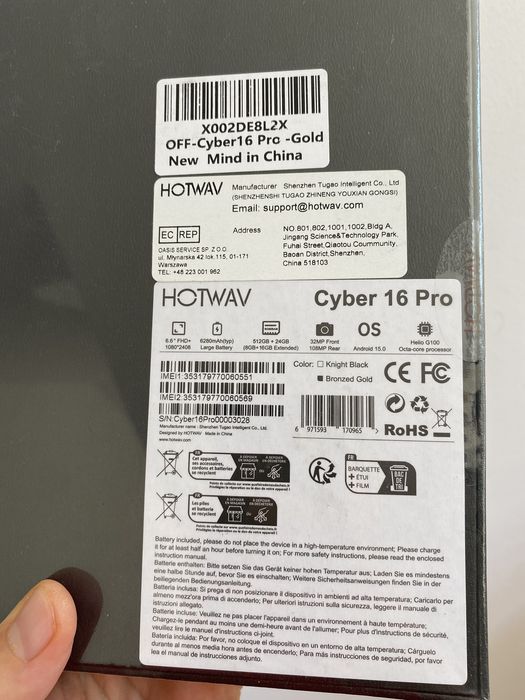 Telefon mobil HOTWAV Cyber 16 Pro