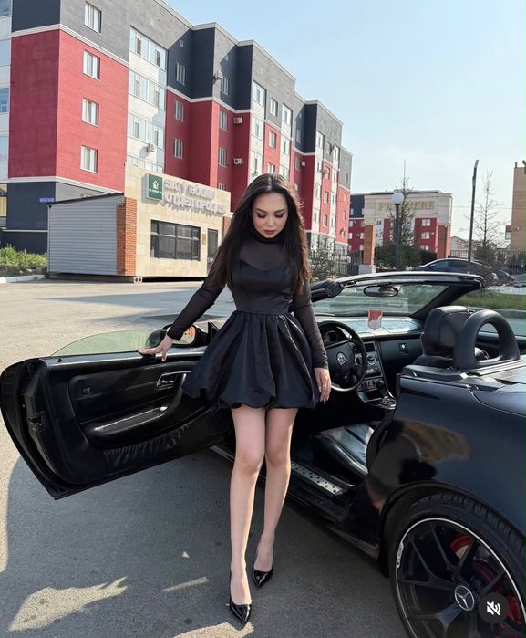 Платье черное вечернее