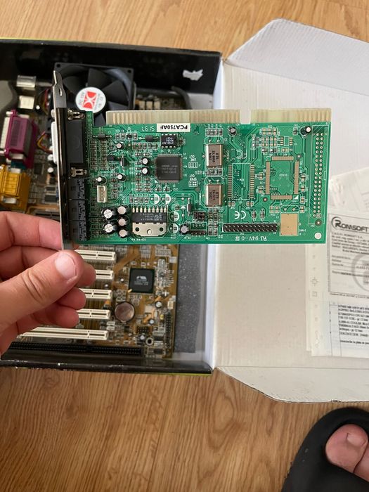 Kit Retro PC, Socket 370, ISA, Pentium 3, RAM, Cooler, Yamaha, Colectie