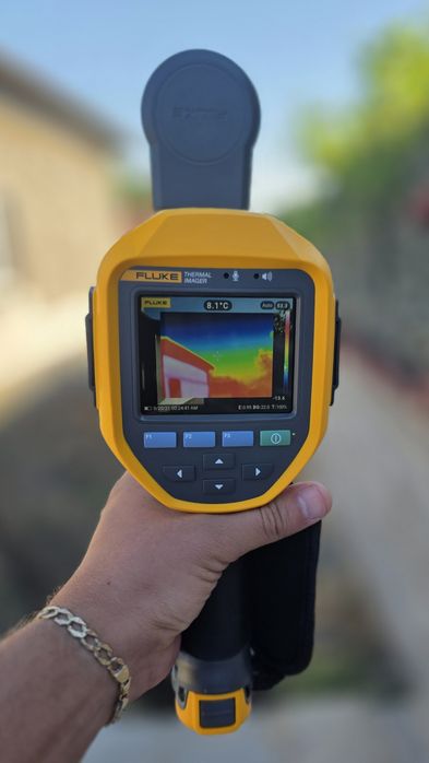 FLUKE TI 401 PRO термо камера чисто нова 640х480 резолюция сертификат