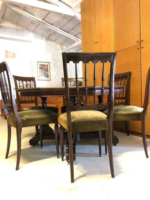 Masa scaune lemn masiv