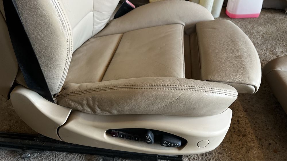 Кожено рекаро БМВ Е46 кабриолет