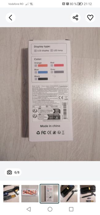 Pistol de lipit USB sau baterie, cu temperatura reglabila în 3 trepte