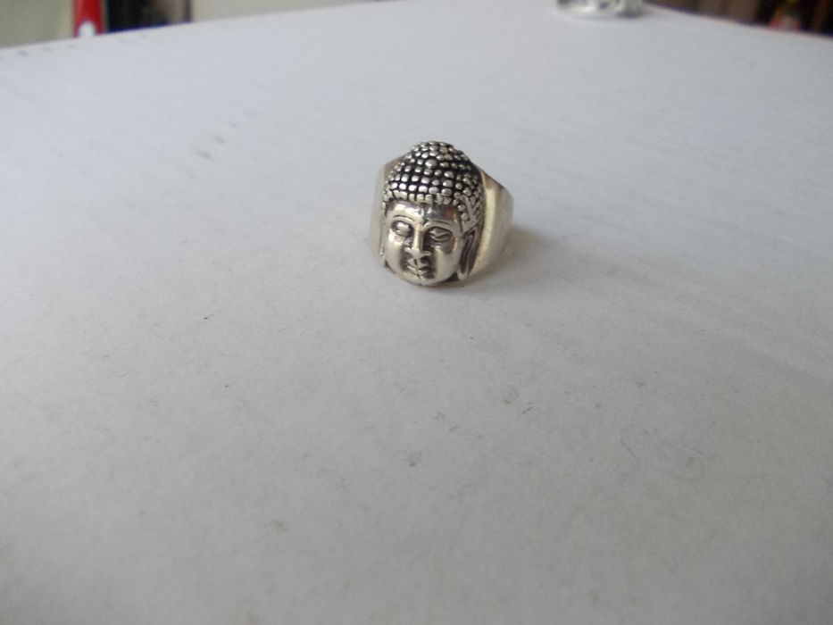 inel vechi din argint BUDDHA