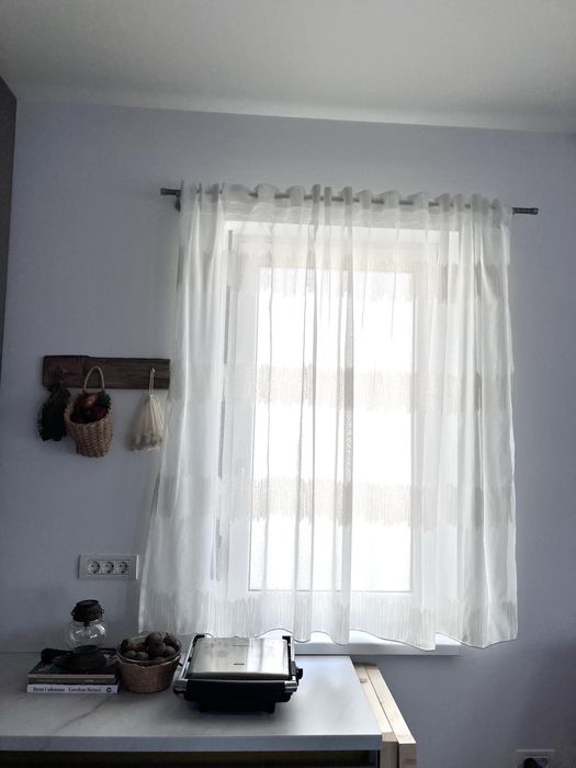 Set perdele, material transparent