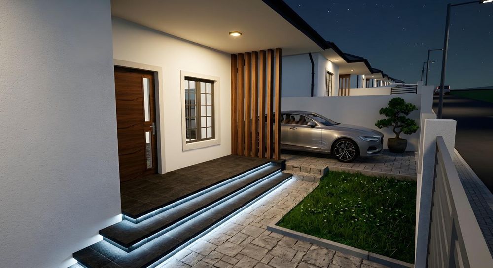 Casa cu 3 camere, Centru LUMINA  teren 250 mp