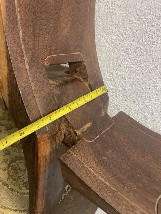 Дървена сгъваема поставка от орех Азия 1900 1940