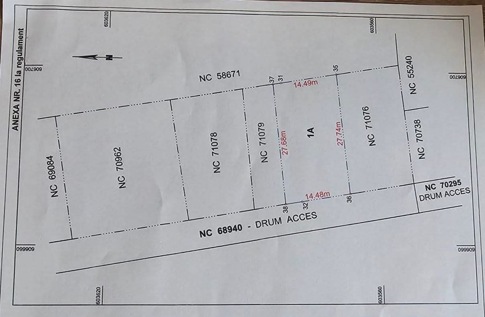 Teren intravilan 400 mp Piatra Neamț – str. Plantelor, utilități, i