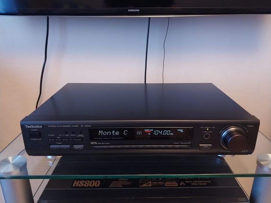 Technics ST-GT650 Hi-Fi FM тюнер топовый