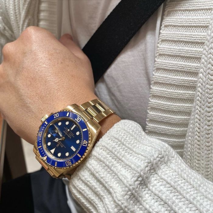 ceas rolex submariner blue dial