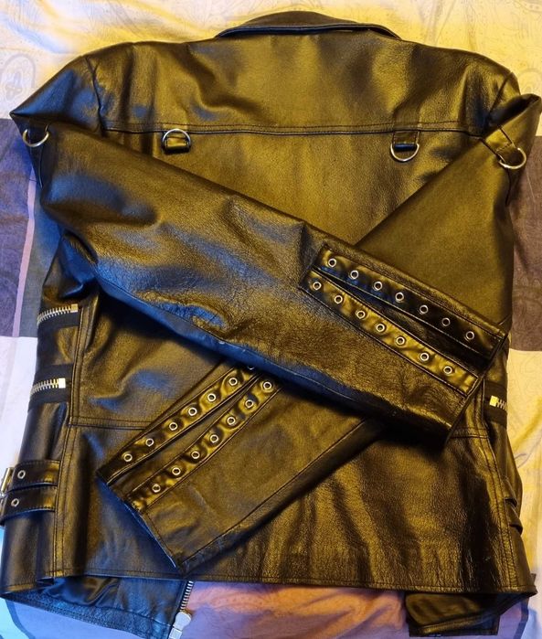 Geaca de dama Hard Leather Stuff slimfit din piele naturala, gothic XL