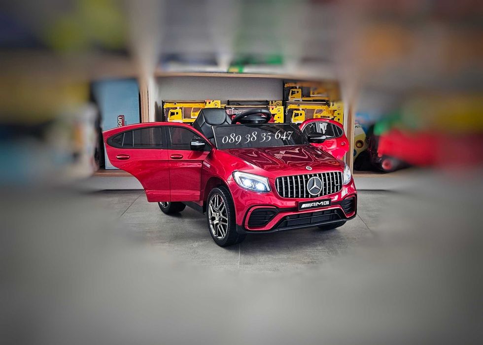 ТОП ЦЕНА!НОВО!Акумулаторна кола Mercedes GLC с 12Vбатерия,EVA гуми,USB