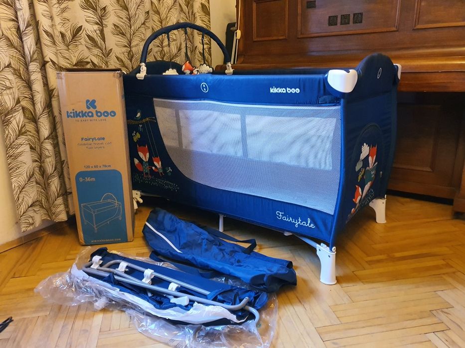 Детска кошарка на две нива с матрак kikka boo