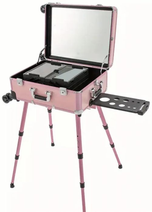 Козметичен куфар за грим количка за грим