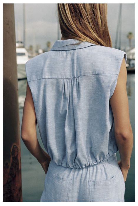Дамски ленен сет  Zara